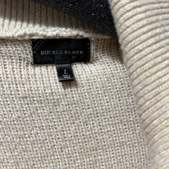 Brushed Knit Cardigan Sweater in oatmeal - Picture 3 of 5